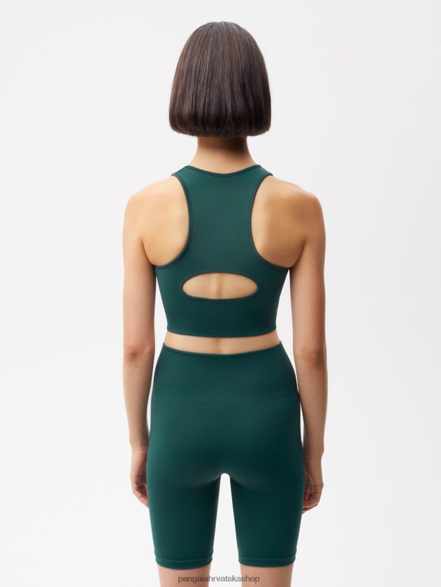 odjeća Pangaia pokretni sportski grudnjak lišće zeleno žene 4VDHN0413