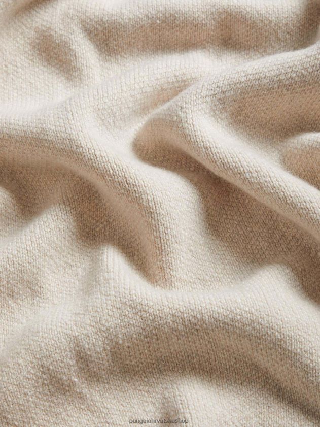 odjeća Pangaia kardigan od recikliranog kašmira zobena kaša žene 4VDHN0103