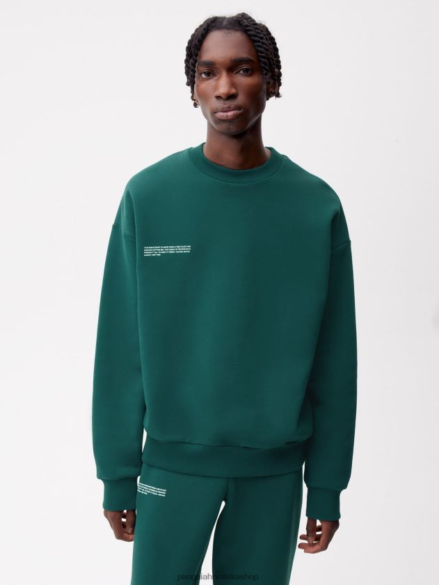 odjeća Pangaia trenirka s potpisom lišće zeleno žene 4VDHN0111