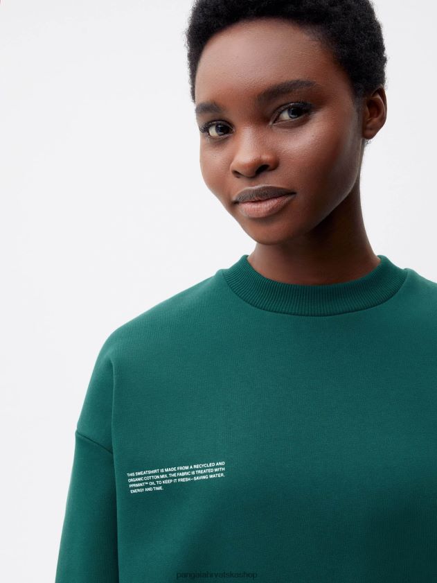 odjeća Pangaia trenirka s potpisom lišće zeleno žene 4VDHN0111