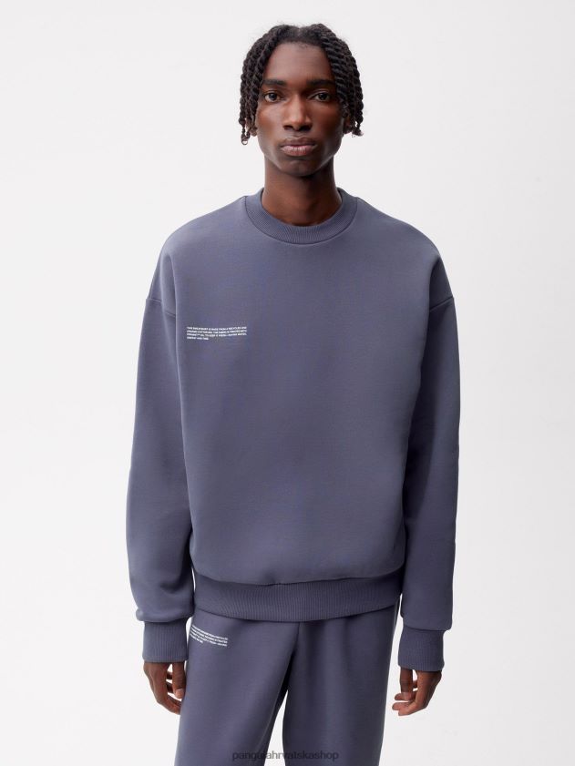 odjeća Pangaia trenirka s potpisom plavi škriljevac žene 4VDHN0105