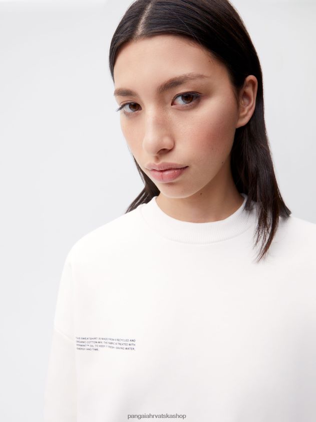 odjeća Pangaia trenirka s potpisom prljavo bijela žene 4VDHN0110