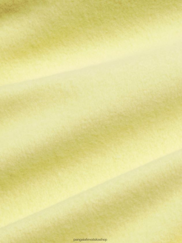 odjeća Pangaia u pretvorbenoj pamučnoj majici sunčeva zraka žuta žene 4VDHN0118