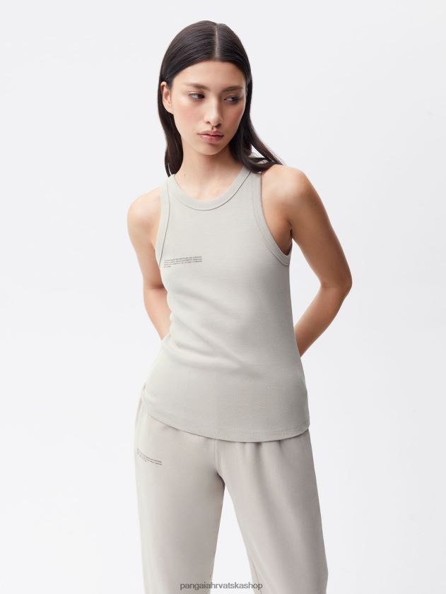odjeća Pangaia majica bez rukava od recikliranog pamuka kamen žene 4VDHN0125