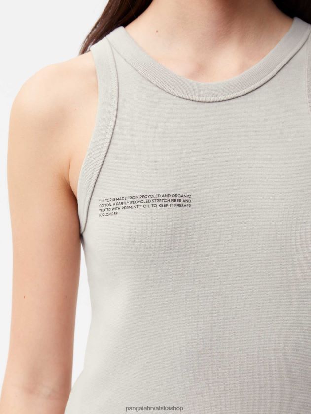 odjeća Pangaia majica bez rukava od recikliranog pamuka kamen žene 4VDHN0125