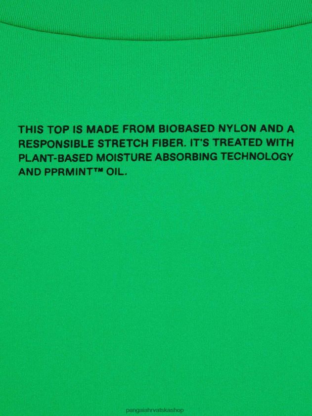 odjeća Pangaia motion x gornji dio dugih rukava zelena od žada žene 4VDHN0217